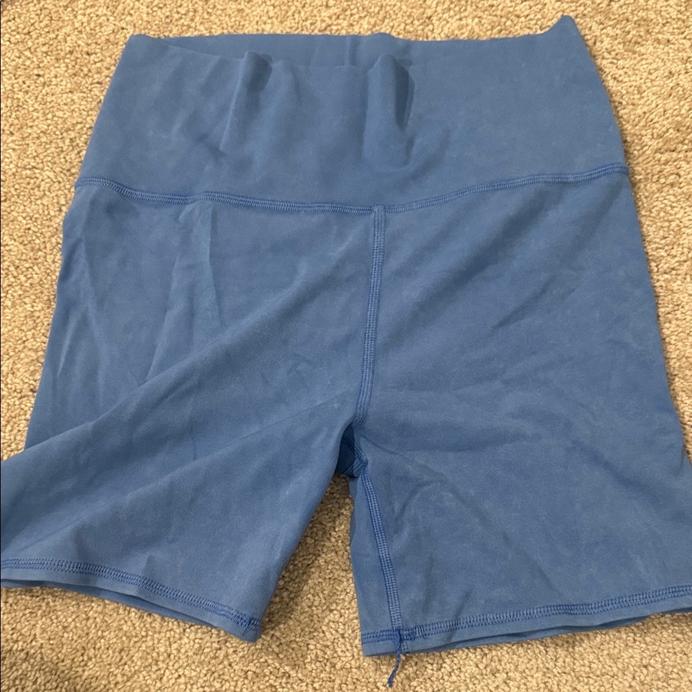 Vuori Women's Blue Bike Shorts